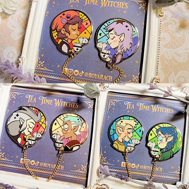 Anime The Owl House Cast Witches Before Wizard Enamel Brooch
