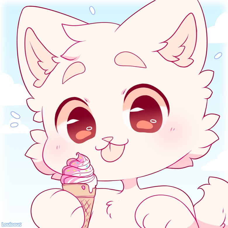 Ice cream icon - digital art base - Louloous's Ko-fi Shop - Ko-fi ️ ...