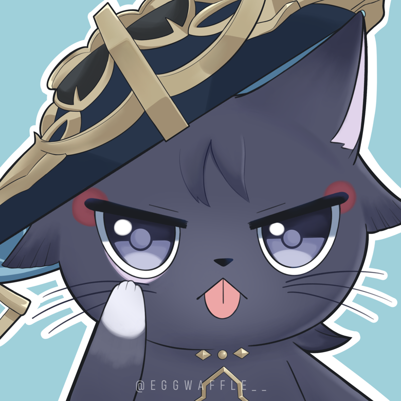 Genshin Impact | FREE TO USE GENSHIN MEOW EMOTES / STICKERS | KUKI ...