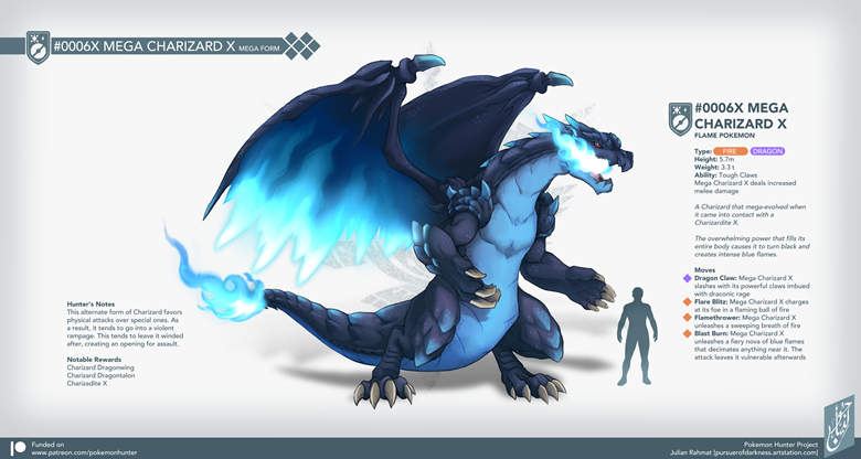 Mega Charizard X or Y. I pick Y because it is closer to the original. I  believe X is closer to a primal than a mega. : r/pokemon