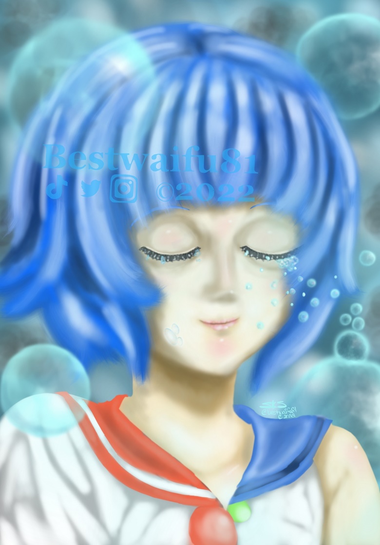 Bubble Uta / Bubble Anime Girl | Poster