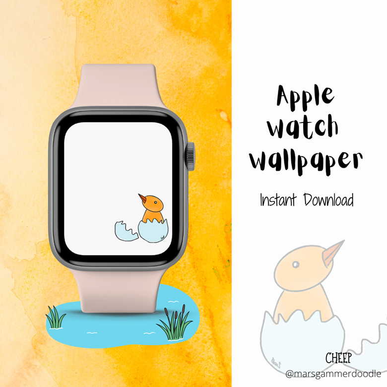 Cheep Apple Watch Face Wallpaper - marsgammerdoodle's Ko-fi Shop - Ko-fi ❤️  Where creators get support from fans through donations, memberships, shop  sales and more! The original 'Buy Me a Coffee' Page.