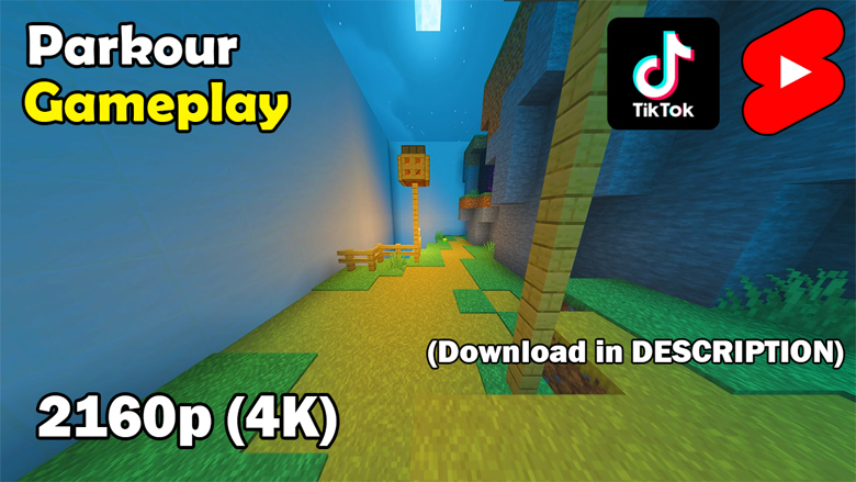 Minecraft Parkour Gameplay 4K 120FPS (No Copyright) - 15 Minutes 