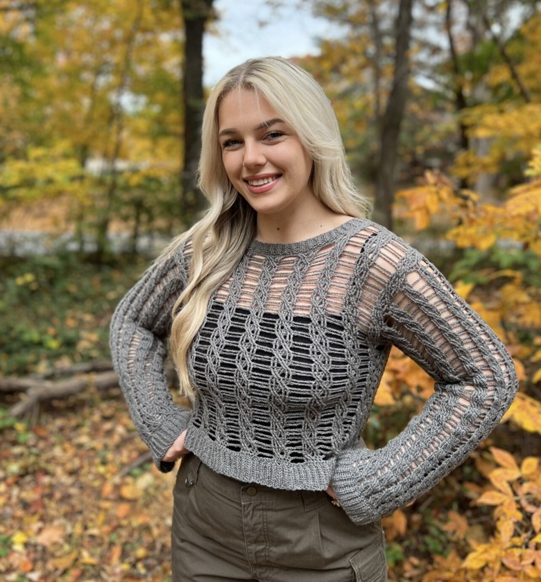 Cable Mesh Sweater Crochet Pattern - Iam.Lanka's Ko-fi Shop - Ko-fi ️ ...