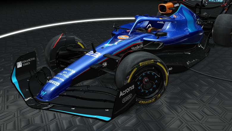 Williams FW45 F1 2023 livery for VRC Formula Alpha - BRUKZ's Ko-fi Shop ...