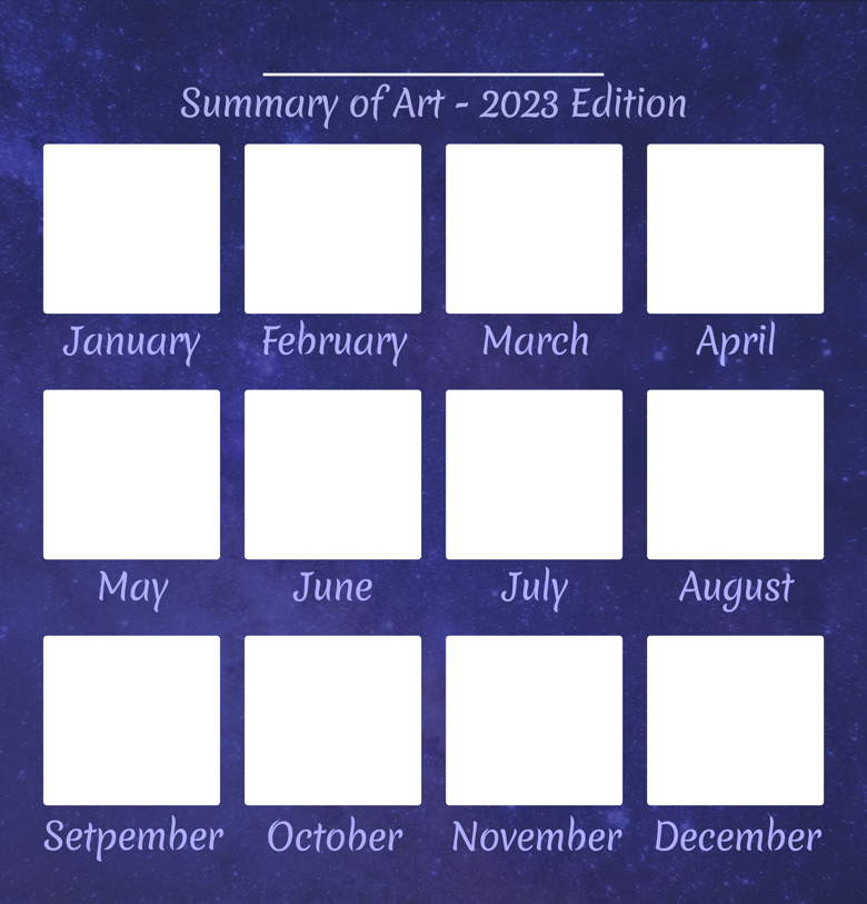 Art Summary (2023) SilverStarStrike's Kofi Shop Kofi ️ Where