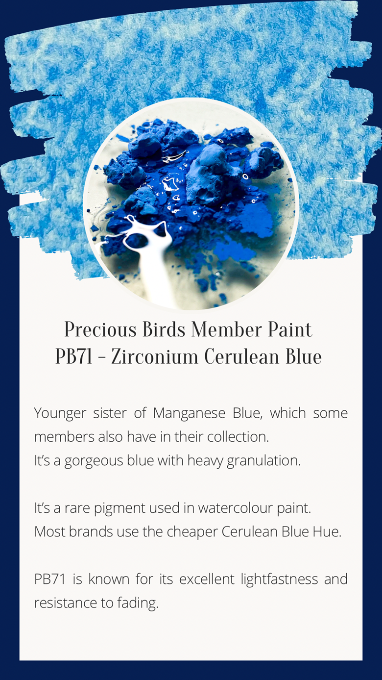 PB71 - Zirconium Cerulean Blue - Ko-fi ❤️ Where creators get