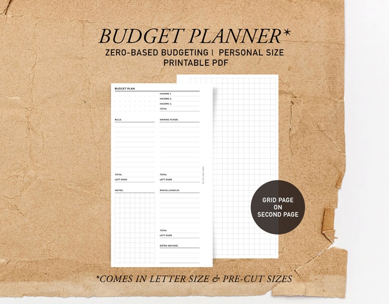  Habit Tracker Inserts for Personal Size Planners (3.75