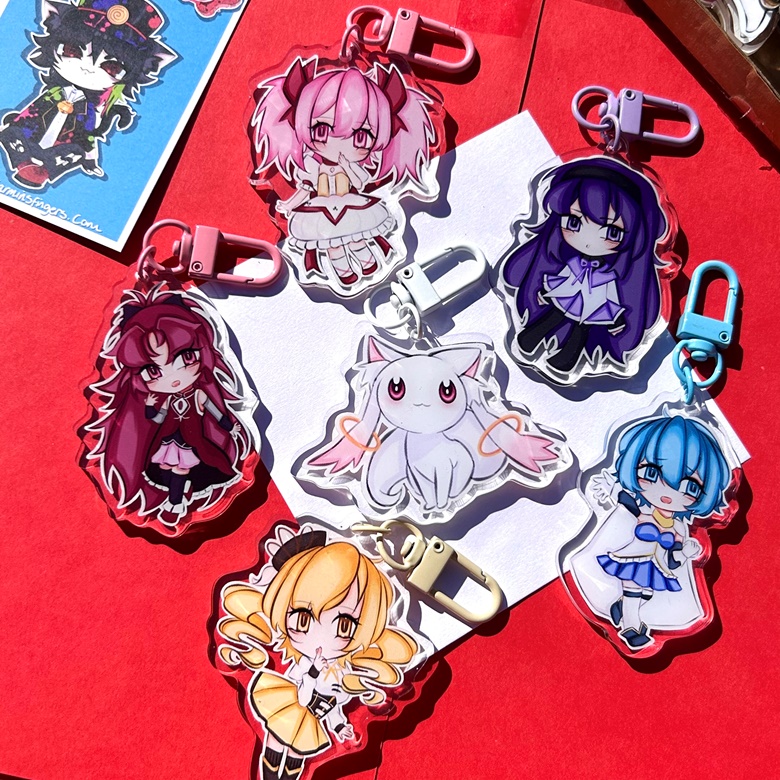 Madoka magica keychains - Joe Hickman's Ko-fi Shop - Ko-fi ️ Where ...