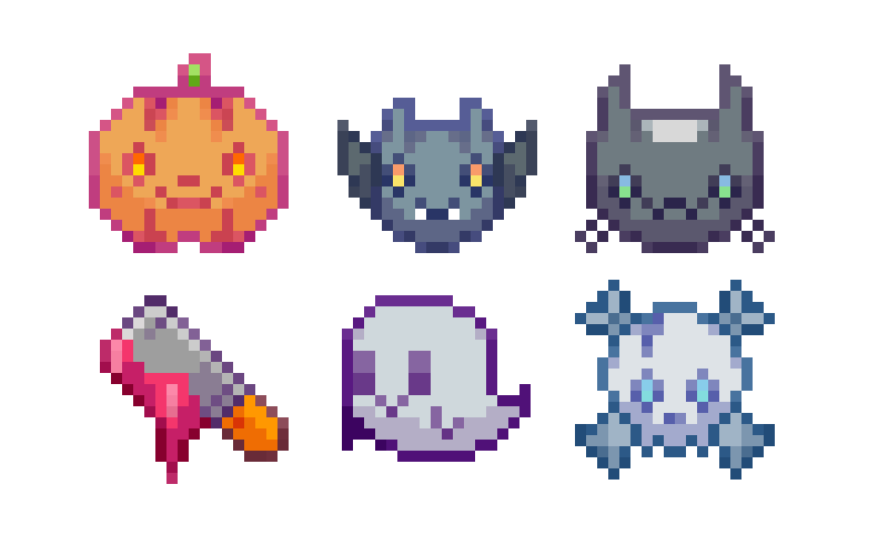 Pixel Halloween sub/bit badges - Billy's Ko-fi Shop - Ko-fi ️ Where ...