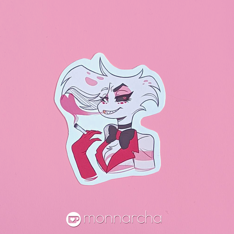 Angel Dust sticker - Monnarcha's Ko-fi Shop - Ko-fi ️ Where creators ...