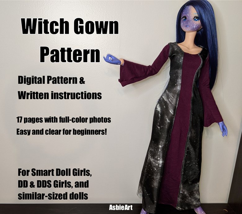 Dollfie Dream sold Witch Doll Outfit