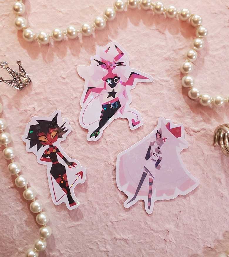 Helluva Boss Charms and Stickers! by rancorwiid — Kickstarter