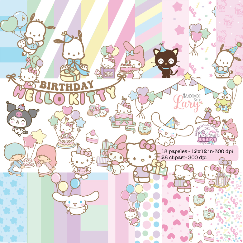 BIRTHDAY HELLO KITTY - Larissa's Ko-fi Shop - Ko-fi ️ Where creators ...