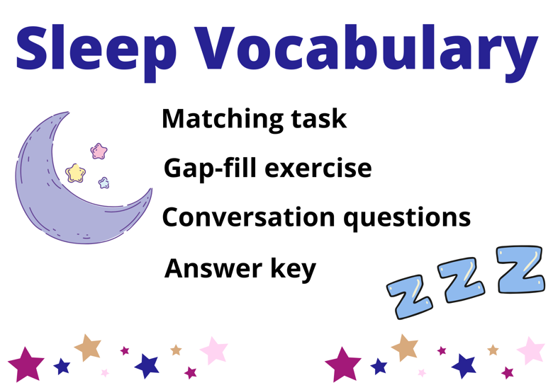 sleep-vocabulary-worksheet-maryfunenglish-s-ko-fi-shop-ko-fi