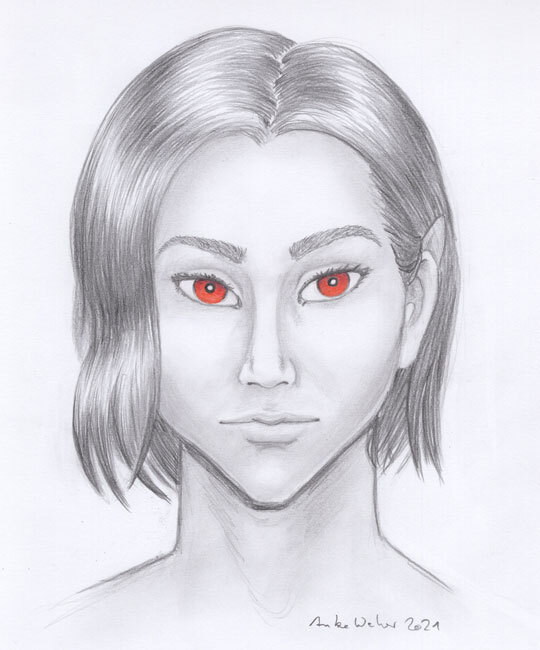 A portrait of Illa, as described below.