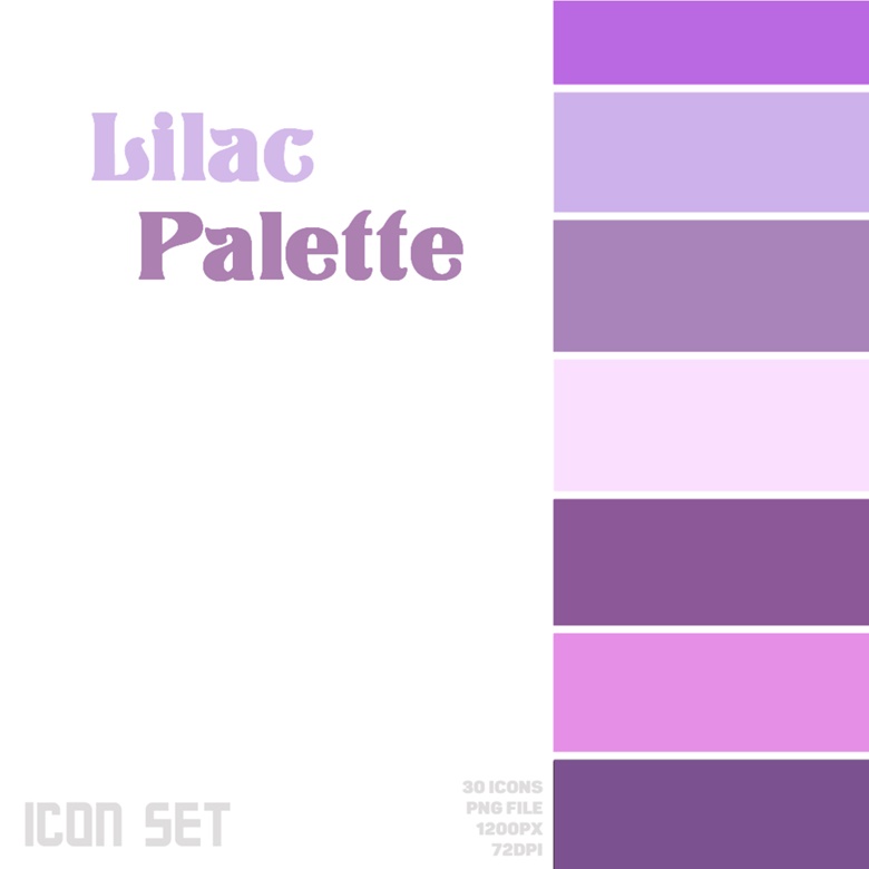 Lilac Palette icons (Free!) - yuhna's Ko-fi Shop - Ko-fi ️ Where ...