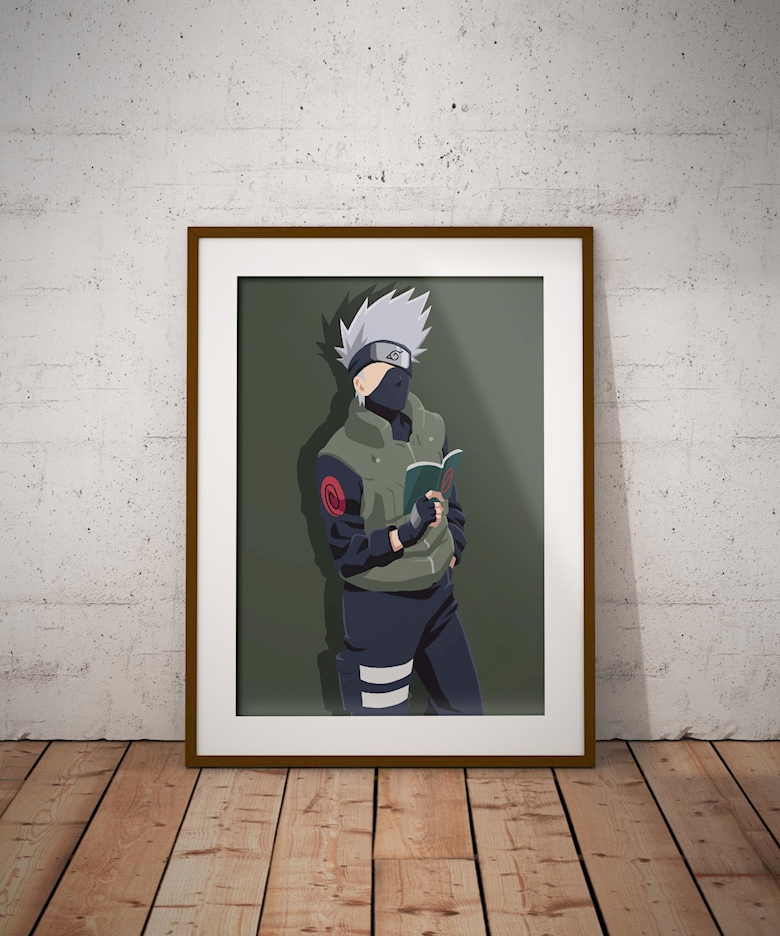 Naruto - Original drawing of Kakashi Hatake – Gallery Animation