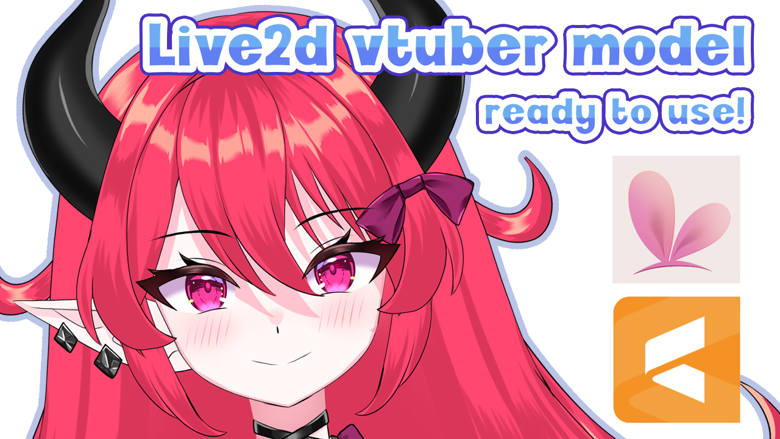 Vtuber Model Demon girl for Vtuber Studio - mado hime's Ko