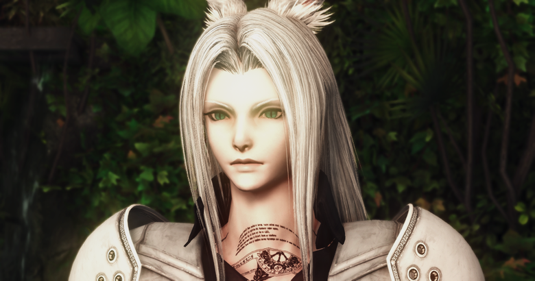 Sephiroth Hairstyle Eyebrows Eyelashes And Iris For Viera Male 3103 Heiwa Astraliss