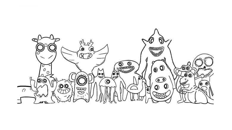 Explore the World of Monsters Inc. with Printable Coloring Pages for Kids