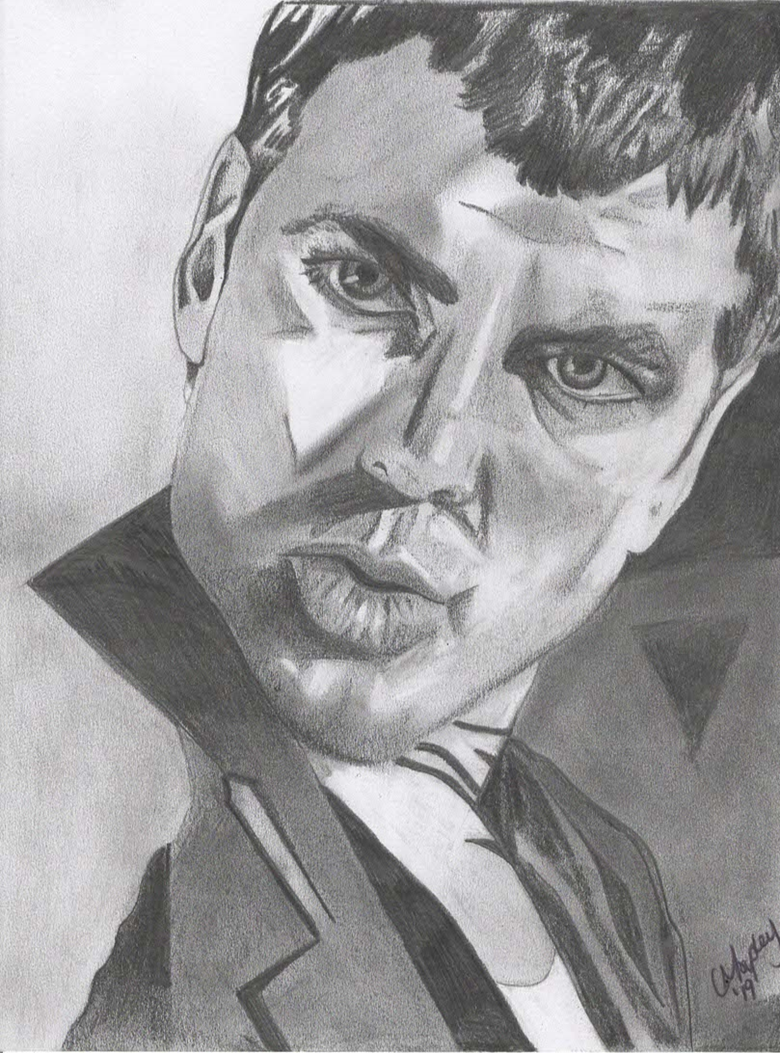 Seth Gecko (from Dusk Till Dawn) - Original A4 Sketch - Carol Mapley 