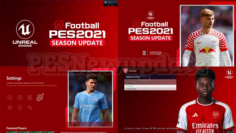 PES 2021 Menu Mod PES 2022 CONCEPT by PESNewupdate ~