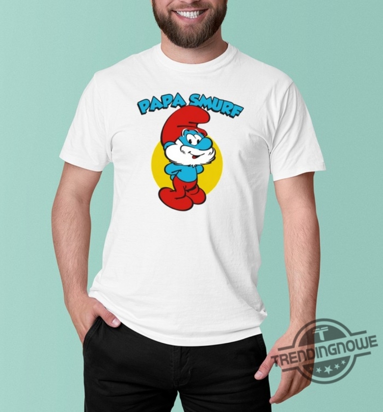 Papa Smurf Shirt V2 Sweatshirt Hoodie - Ko-fi ️ Where Creators Get 