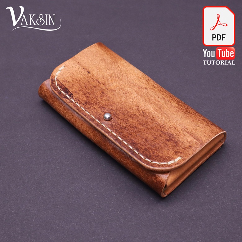 Minimalist Wallet For Men, Free Pattern, Leather Crafts
