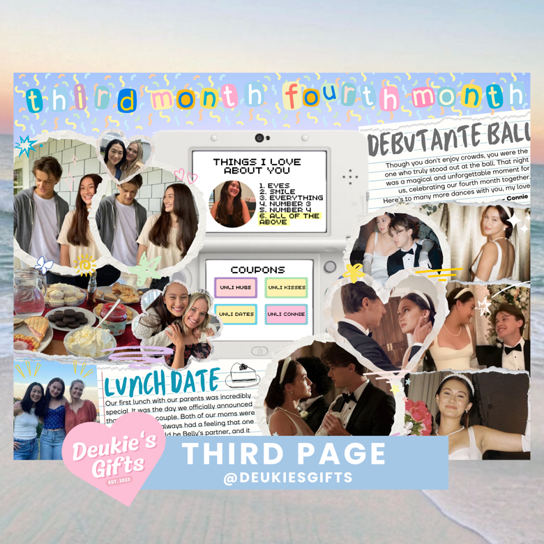 Digital Scrapbook Monthsary Edition (The summer I turned pretty