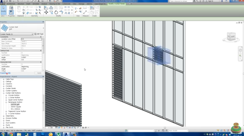 Easy Louver Curtain Wall - EnjoyRevit's Ko-fi Shop - Ko-fi ️ Where ...