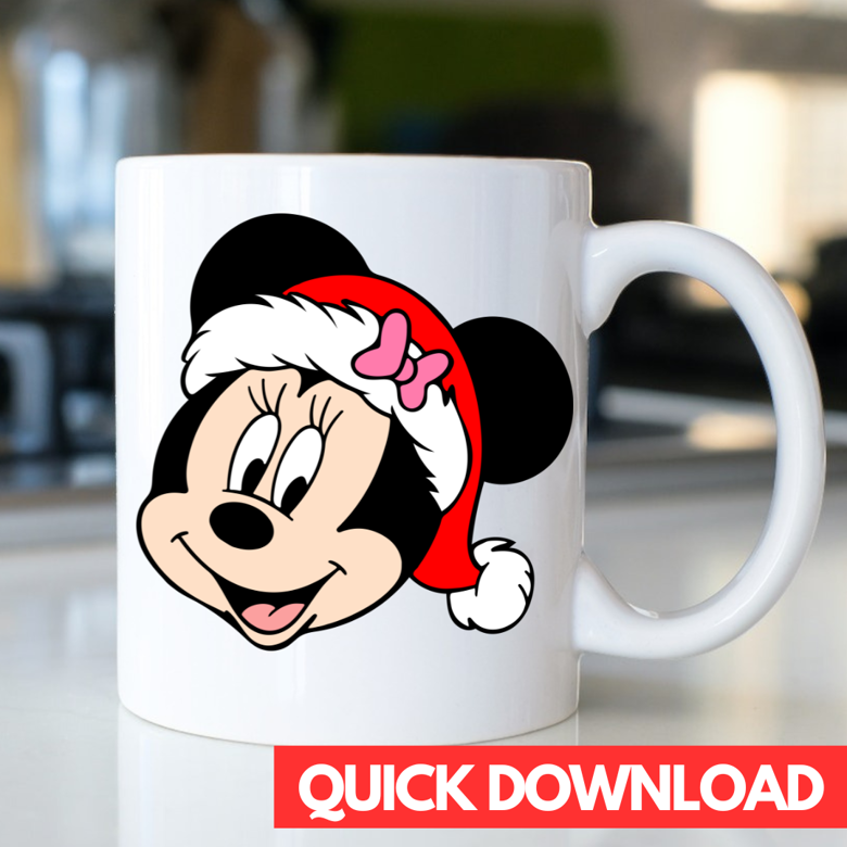 Mickey Mouse Coffee Mug SVG (Instant download)