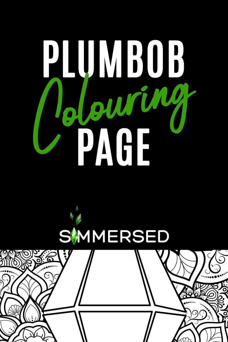 Plumbob Colouring Page Simmerseds Ko Fi Shop Ko Fi ️ Where Creators Get Support From Fans