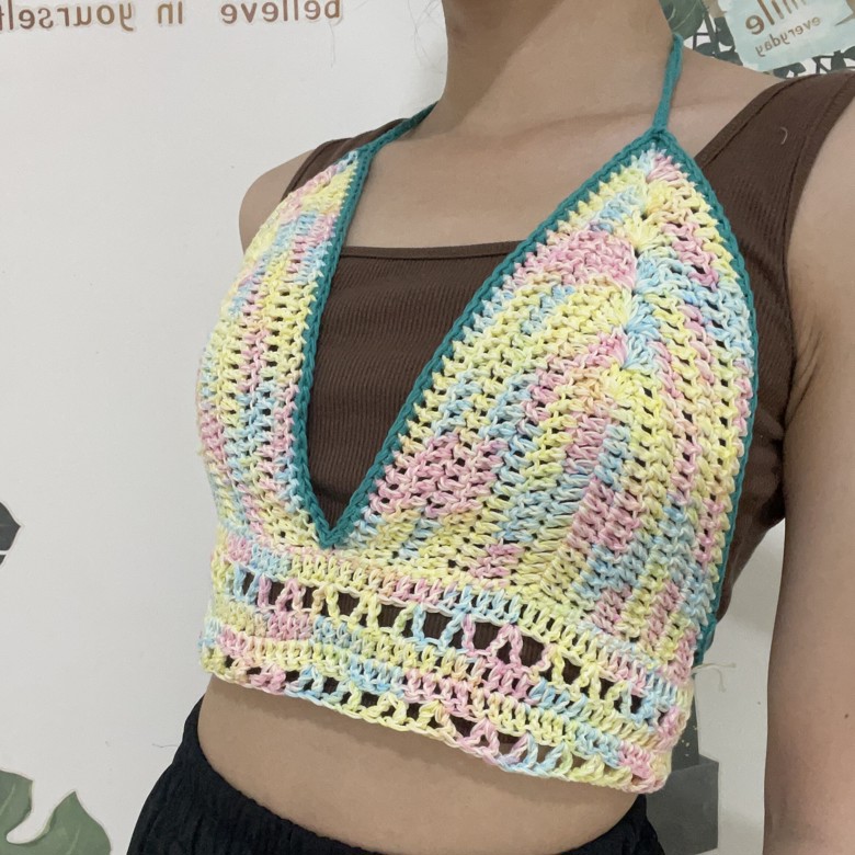 Sunset Bralette crochet pattern PDF - Victoria🌻The Salty Raccoon's Ko-fi  Shop - Ko-fi ❤️ Where creators get support from fans through donations,  memberships, shop sales and more! The original 'Buy Me a