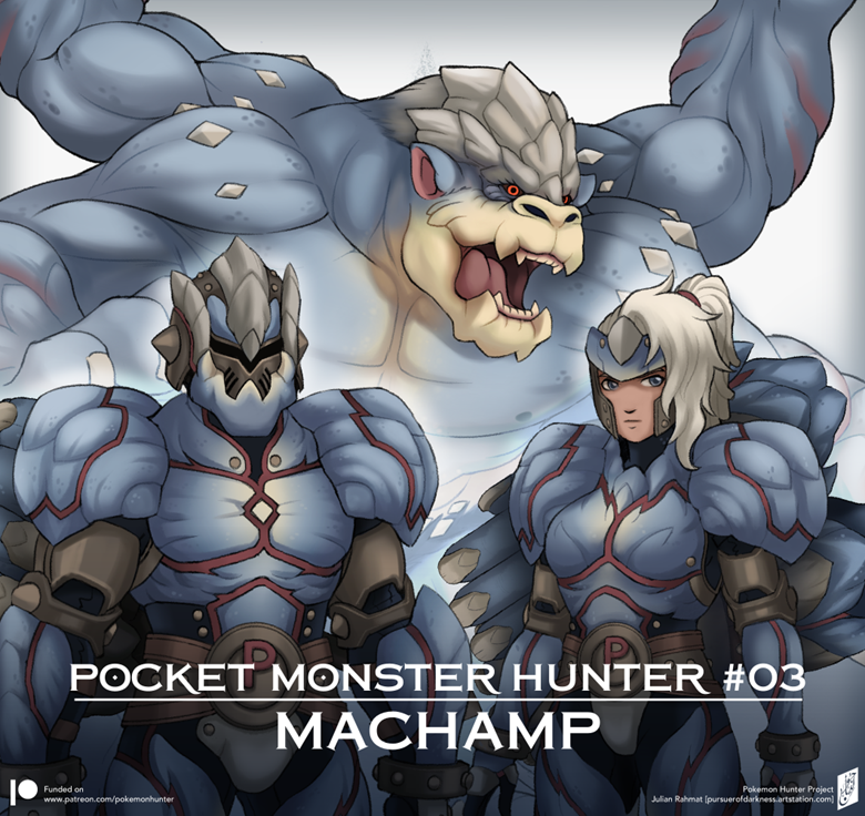 Pocket Monster Hunter #02: Mega Gengar by PursuerOfDarkness on