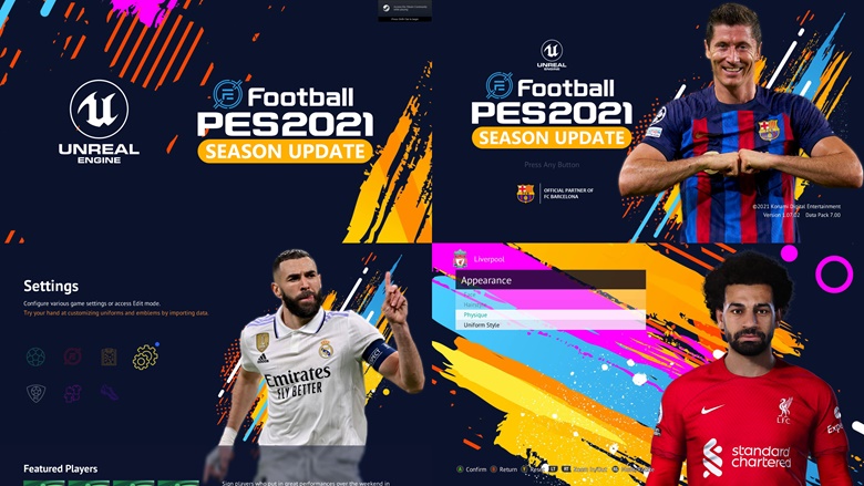 PES 2023 Menu CONCEPT V3 by PESNewupdate ~