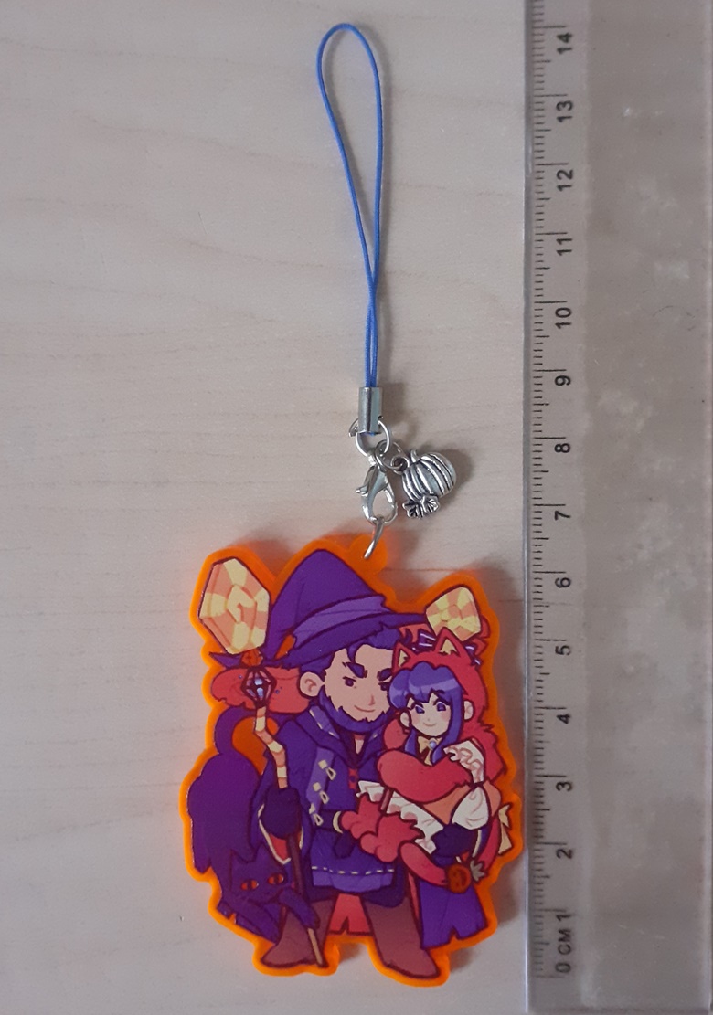 Fire Emblem Heroes Halloween Hector & Lilina Fluorescent Charm - inqua ...