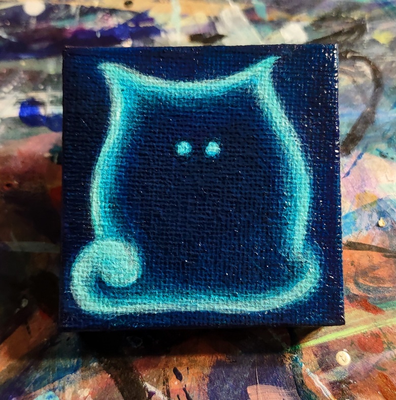 Cosmic Kitty (Original) - chelsaejeanne's Ko-fi Shop - Ko-fi ️ Where ...