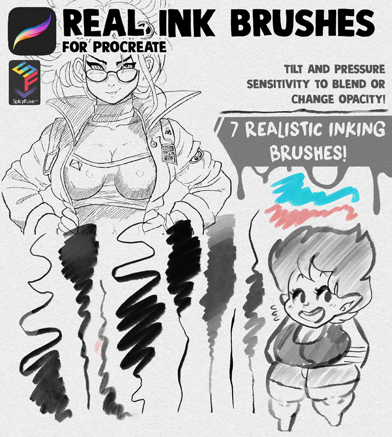 INK Brushes - For Inking & Line Art