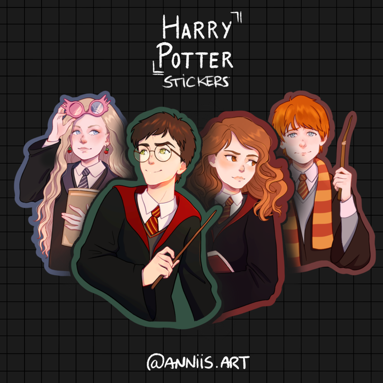 Harry Potter Vinyl Stickers - Ana Branco's Ko-fi Shop - Ko-fi ❤️ Where  creators get support from fans through donations, memberships, shop sales  and more! The original 'Buy Me a Coffee' Page.