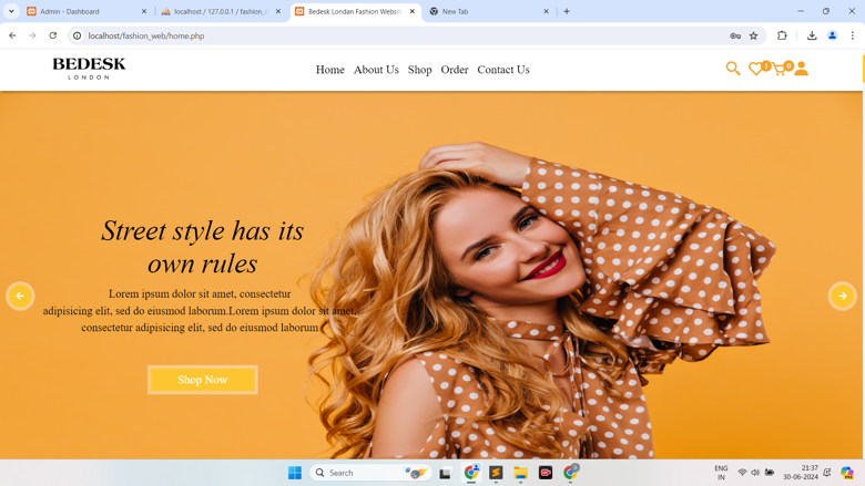 Fashion Shop Website: HTML, CSS, JS, PHP & MySQL - Code With Selena's ... image.