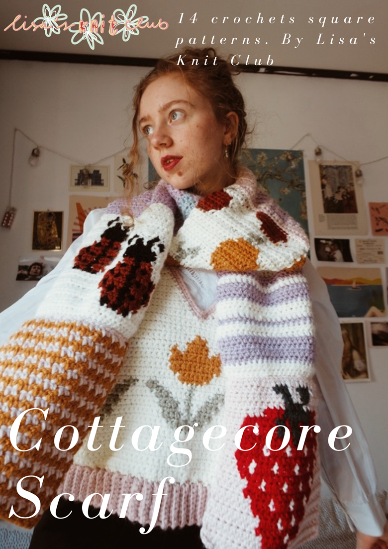 patchwork scarf knitting pattern