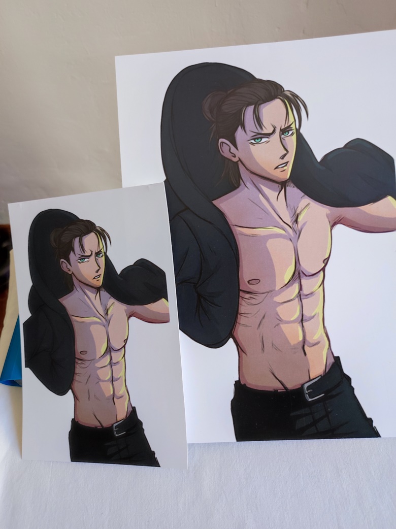 Eren Jaeger Print - Alan Draws's Ko-fi Shop - Ko-fi ️ Where creators ...