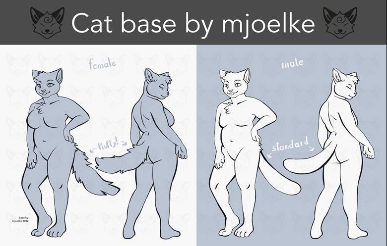 マイマイ♡♡ぞうねこ私物 Chubby Cat Base - mjoelke's Ko-fi Shop