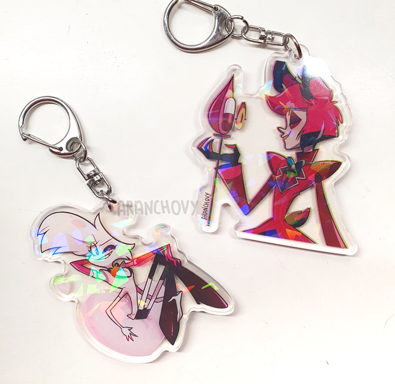 Hazbin Hotel keychains - Aranchovy's Ko-fi Shop - Ko-fi ️ Where ...