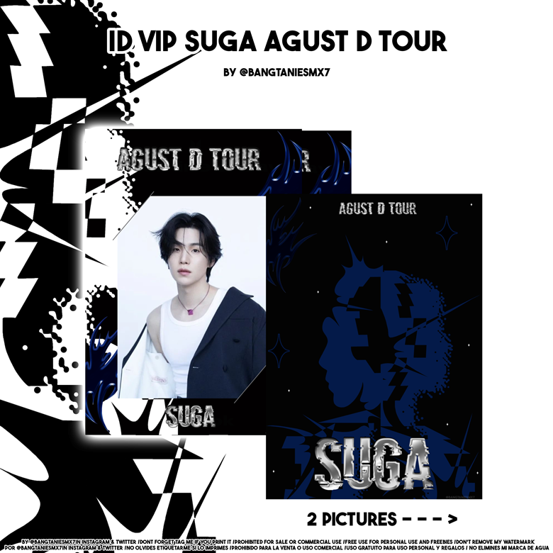 ID VIP SUGA AGUST D TOUR +QR - bangtaniesmx7's Ko-fi Shop - Ko-fi ️ ...