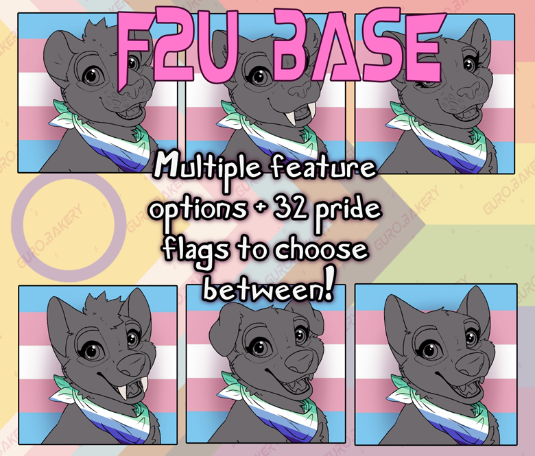 F2U Pride Icon Base (Discord + Telegram size) 🌈🌱 - Min 🌈🌱's Ko-fi Shop  - Ko-fi ❤️ Where creators get support from fans through donations,  memberships, shop sales and more! The original 