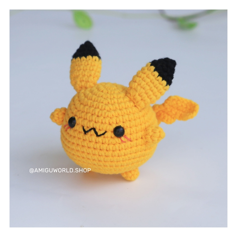 Amigurumi Doll Finished | Crochet Pikachu Amigurumi | Kawaii Crochet  Amigurumi Doll Keychain | Made By AmiguWorld - Ami Saigon's Ko-fi Shop