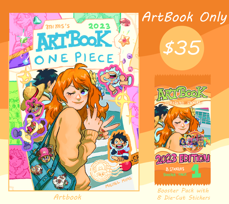 PRE - ORDER ] Mims's ARTBOOK ONE PIECE 2023 - Michel Mims's Ko-fi Shop -  Ko-fi ❤️ Where creators get support from fans through donations,  memberships, shop sales and more! The