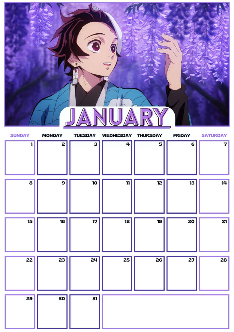 2023 Demon Slayer [Kimetsu no Yaiba] Anime Wall Calendar - TessaLDavies's  Ko-fi Shop - Ko-fi ❤️ Where creators get support from fans through  donations, memberships, shop sales and more! The original 'Buy